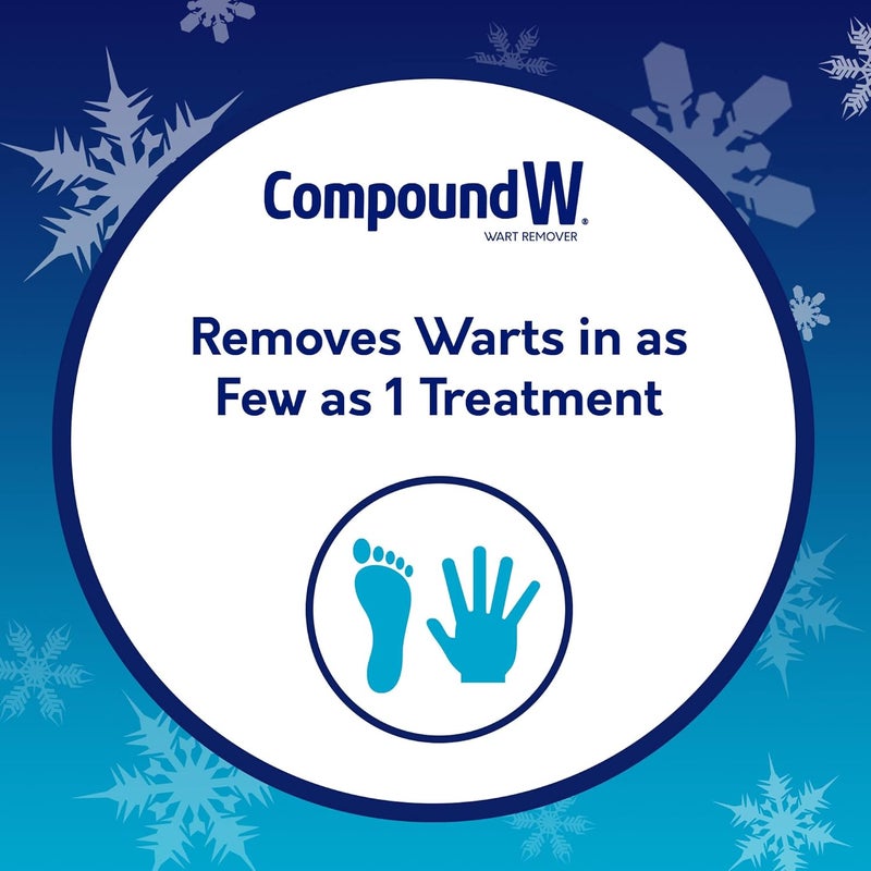 Compound W Freeze Off Advanced Wart Remover, Precision Tip Accu-Freeze Applicator, 15 Wart Removal Treatments - Image 1